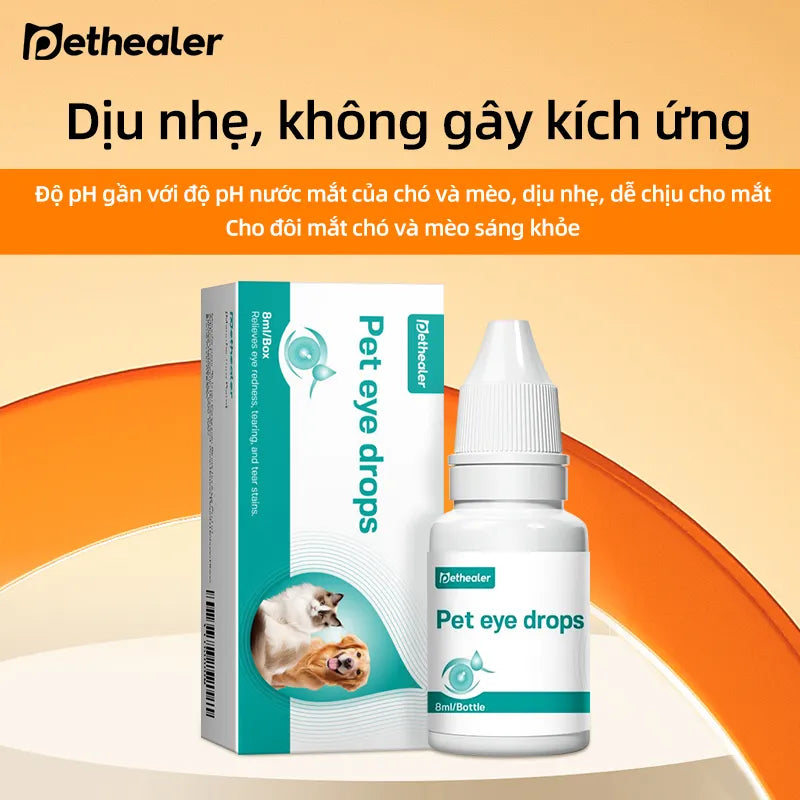 Pethealer Dung dịch chăm sóc mắt công thức dịu nhẹ