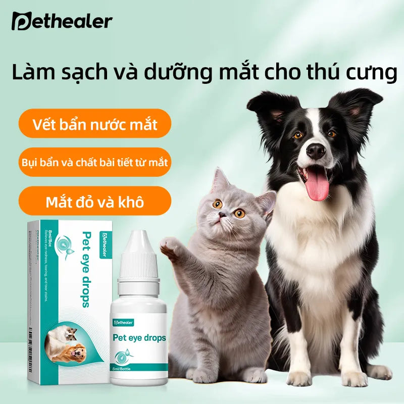 Pethealer Dung dịch chăm sóc mắt công thức dịu nhẹ