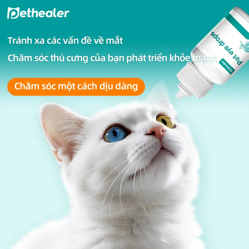 Pethealer Dung dịch chăm sóc mắt công thức dịu nhẹ