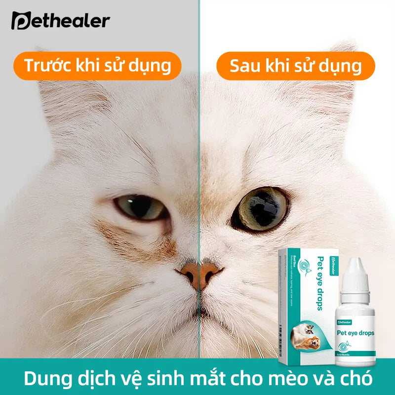 Pethealer Dung dịch chăm sóc mắt công thức dịu nhẹ