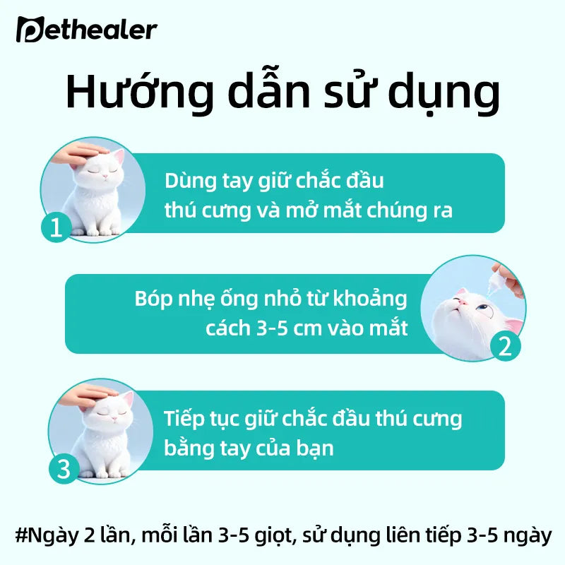 Pethealer Dung dịch chăm sóc mắt công thức dịu nhẹ