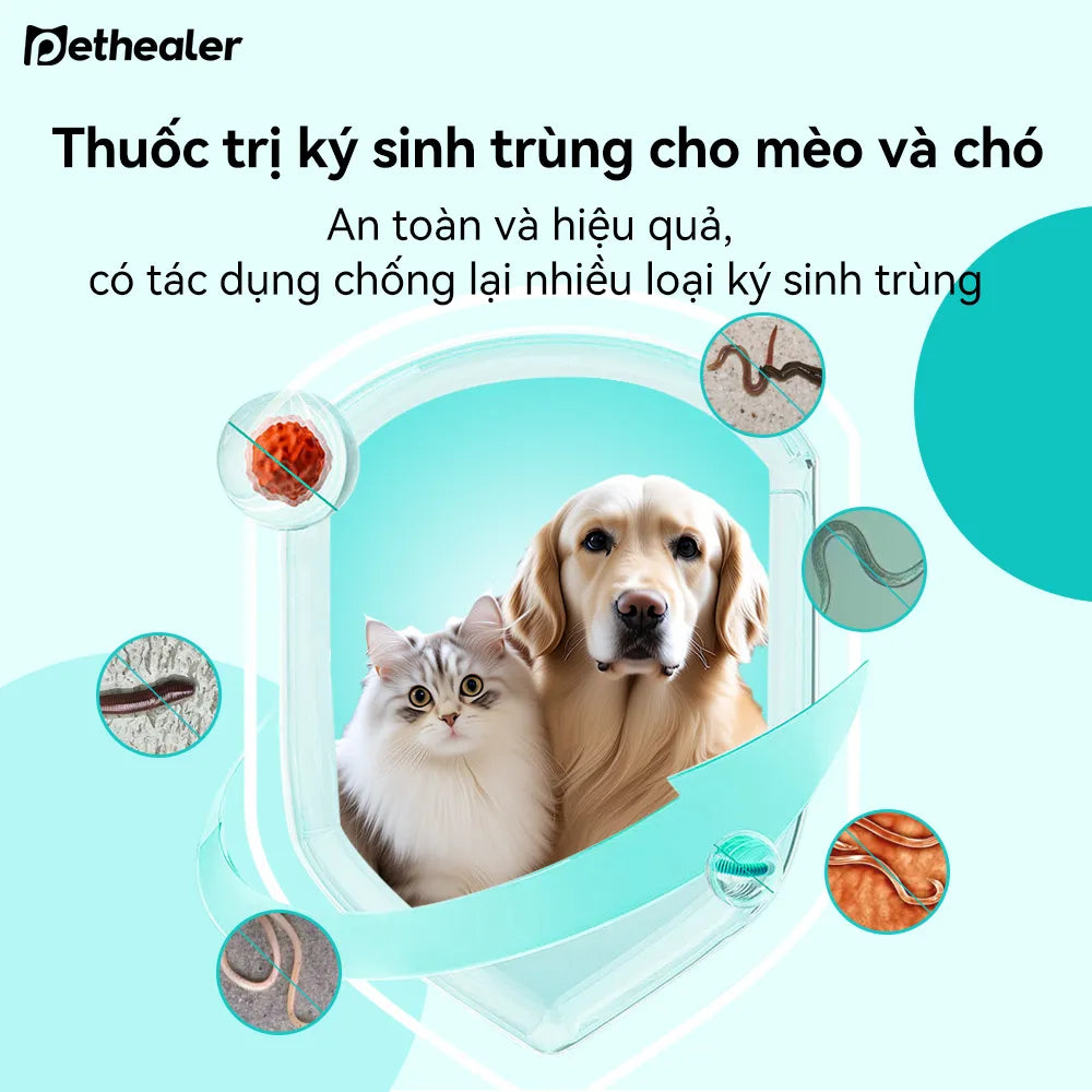 Pethealer Viên thưởng chăm sóc ký sinh trùng ngoài da công thức bảo vệ 100g
