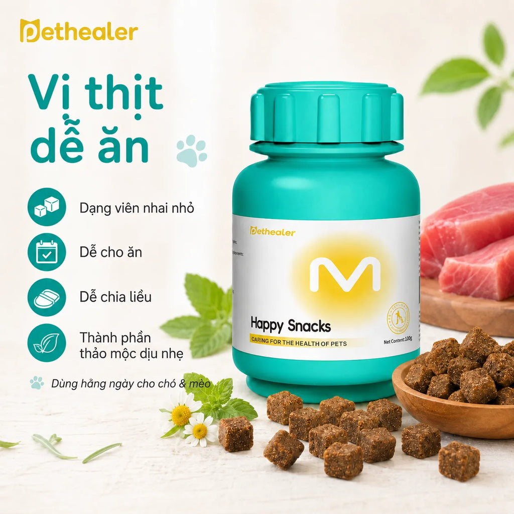 Pethealer Viên thưởng thư giãn giảm căng thẳng