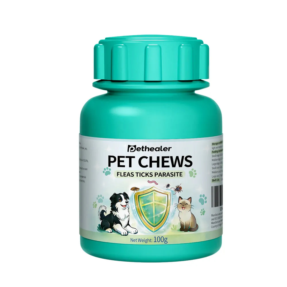Pethealer Viên thưởng chăm sóc ký sinh trùng ngoài da công thức bảo vệ 100g