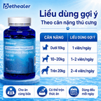 Bảng liều dùng gợi ý dầu cá Omega 3 Pethealer theo cân nặng chó mèo, hướng dẫn sử dụng hàng ngày trộn với thức ăn