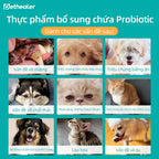Thực phẩm bổ sung men vi sinh Pethealer cho chó mèo, phù hợp với vấn đề miệng, nôn mửa tiêu chảy, biếng ăn, rối loạn chất thải, phân lỏng, táo bón, tình trạng lão hóa, vấn đề da lông thú cưng