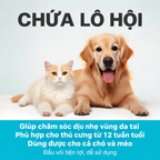 Hình ảnh chó vàng và mèo cam trắng, dung dịch vệ sinh tai Pethealer chăm sóc dịu nhẹ da tai, phù hợp thú cưng từ 12 tuần tuổi, dùng cho cả chó và mèo, đầu vòi tiện lợi dễ sử dụng