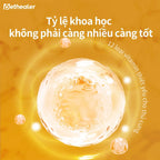 Đồ họa đa vitamin thú cưng Pethealer, tỷ lệ khoa học 12 loại vitamin thiết yếu cho chó mèo, công thức cân bằng không càng nhiều càng tốt, hình hạt tinh chất vàng óng ánh nền màu cam vàng